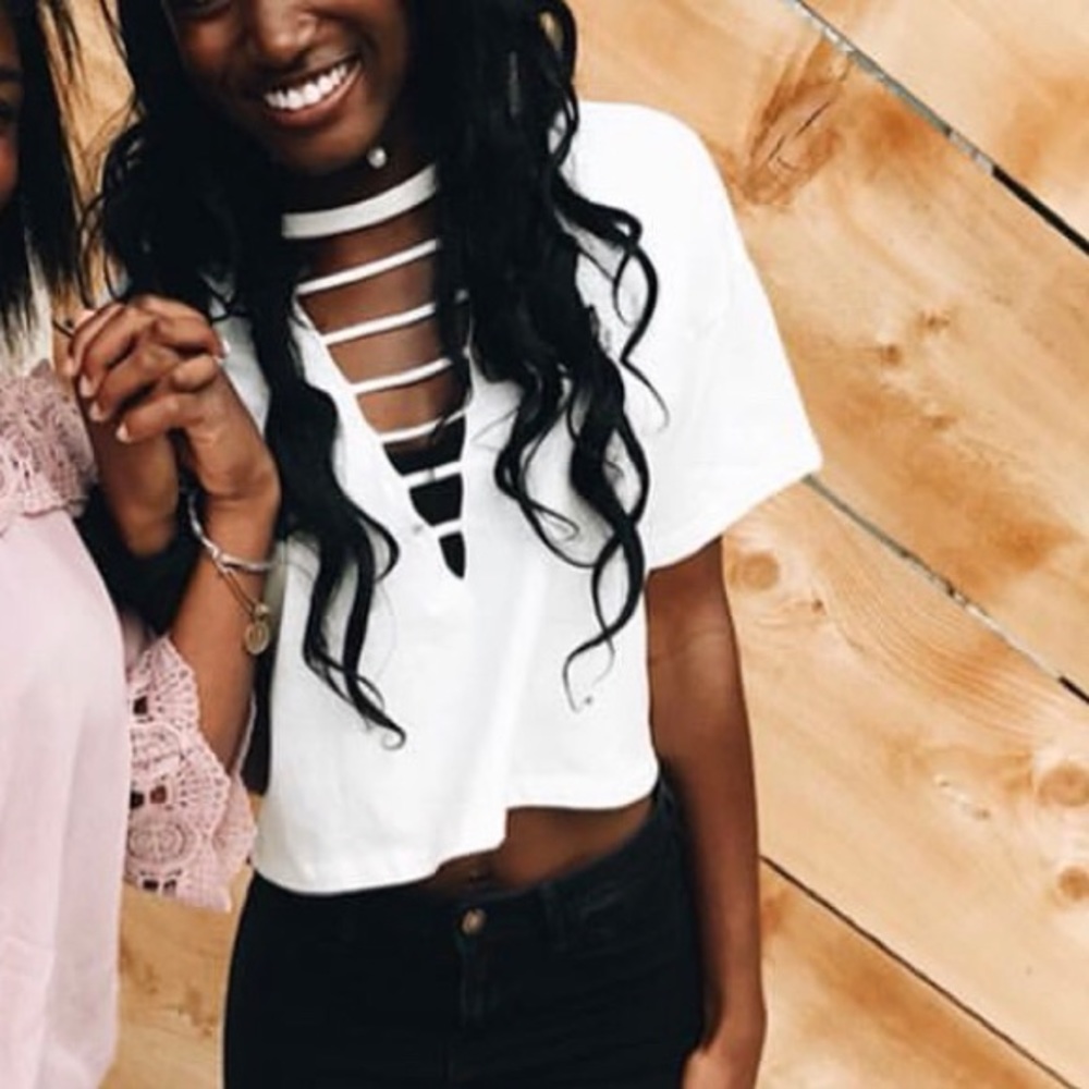 White shirt!